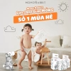 Michibaby Bỉm MOMORABBIT Hàn Siêu Mỏng 1 Thùng 4 Bịch MC3.481 - Thấm Hút Tốt, Giá ưu đãi 1.050.000 VND 3