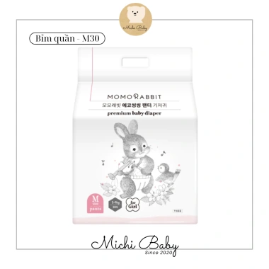 Michibaby Bỉm MOMORABBIT Hàn Siêu Mỏng 1 Thùng 4 Bịch MC3.481 - Thấm Hút Tốt, Giá ưu đãi 1.050.000 VND 10 Michibaby Bỉm MOMORABBIT Hàn Siêu Mỏng 1 Thùng 4 Bịch MC3.481 - Thấm Hút Tốt, Giá ưu đãi 1.050.000 VND 10