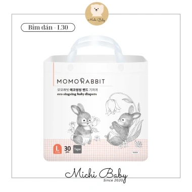 Michibaby Bỉm MOMORABBIT Hàn Siêu Mỏng 1 Thùng 4 Bịch MC3.481 - Thấm Hút Tốt, Giá ưu đãi 1.050.000 VND 18 Michibaby Bỉm MOMORABBIT Hàn Siêu Mỏng 1 Thùng 4 Bịch MC3.481 - Thấm Hút Tốt, Giá ưu đãi 1.050.000 VND 18
