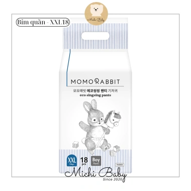 Michibaby Bỉm MOMORABBIT Hàn Siêu Mỏng 1 Thùng 4 Bịch MC3.481 - Thấm Hút Tốt, Giá ưu đãi 1.050.000 VND 23 Michibaby Bỉm MOMORABBIT Hàn Siêu Mỏng 1 Thùng 4 Bịch MC3.481 - Thấm Hút Tốt, Giá ưu đãi 1.050.000 VND 23