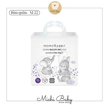 Michibaby Bỉm MOMORABBIT Hàn Siêu Mỏng 1 Thùng 4 Bịch MC3.481 - Thấm Hút Tốt, Giá ưu đãi 1.050.000 VND 25 Michibaby Bỉm MOMORABBIT Hàn Siêu Mỏng 1 Thùng 4 Bịch MC3.481 - Thấm Hút Tốt, Giá ưu đãi 1.050.000 VND 25