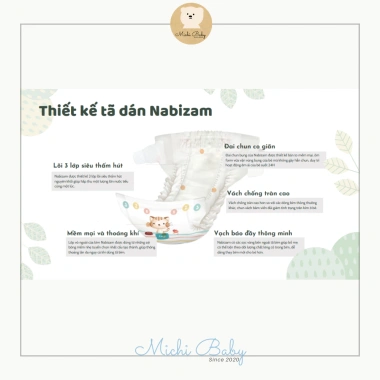Michibaby BỈM Nabizam Ultra Thin Summer Signature Hàn Quốc Mềm Mại Mỏng Nhẹ Đủ Size MC641 Giá 289.000đ 7