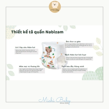 Michibaby BỈM Nabizam Ultra Thin Summer Signature Hàn Quốc Mềm Mại Mỏng Nhẹ Đủ Size MC641 Giá 289.000đ 8