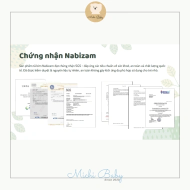 Michibaby BỈM Nabizam Ultra Thin Summer Signature Hàn Quốc Mềm Mại Mỏng Nhẹ Đủ Size MC641 Giá 289.000đ 9