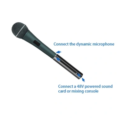 Micrô động 48V Hrtyvhin Claritys - Tăng cường âm thanh ghi âm nghệ sĩ biểu diễn, giảm giá 20%