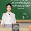 Micro kẹp áo và loa phát thanh không dây, nam châm, chống hú thông minh, pin 25h, thu âm rõ ràng - chỉ 546.000₫ 5