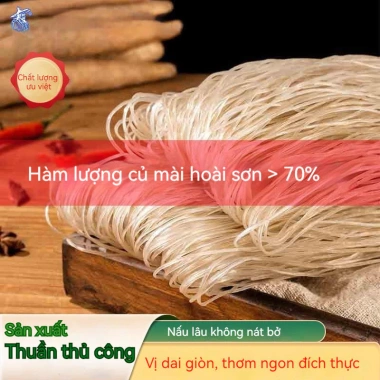 Miến dai 70% tinh chất củ mài Hoài Sơn – 0 phụ gia, 0 tẩy phèn, công thức truyền thống, 99.000đ 3