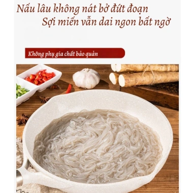 Miến dai 70% tinh chất củ mài Hoài Sơn – 0 phụ gia, 0 tẩy phèn, công thức truyền thống, 99.000đ 4