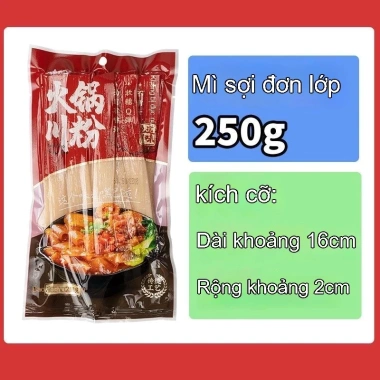 Miến Dẹt Khoai Lang & Khoai Tây Tứ Xuyên Haidilao 250g Không Gia Vị Giá chỉ 33.000 10