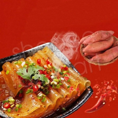 Miến Dẹt Khoai Lang Không Gia Vị Haidilao - Healthy, Giá 25k, Vị Tự Nhiên 5