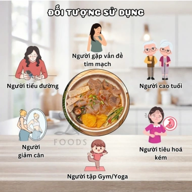 Miến Dong Đỏ Thảo Dược Sợi To Dinh Dưỡng Cao Ít Calo Giảm Cân 500g Dương Kiu