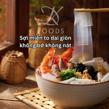 Miến Dong Đỏ Thảo Dược Sợi To Dinh Dưỡng Cao Ít Calo Giảm Cân 500g Dương Kiu