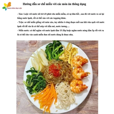 Miến khoai lang Yongsoo Hàn Quốc 1kg/2gói - Giá 78k, ăn chay, chính hãng 2