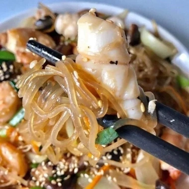 Miến khoai lang Yongsoo Hàn Quốc 1kg/2gói - Giá 78k, ăn chay, chính hãng 4