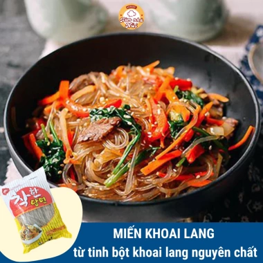 Miến khoai lang Yongsoo Hàn Quốc 1kg/2gói - Giá 78k, ăn chay, chính hãng 6