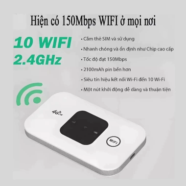 Miễn phí ship - Bộ định tuyến không dây 4G WiFi di động Mini, gọn nhẹ, tốc độ cao, giá chỉ 185.000₫ 9