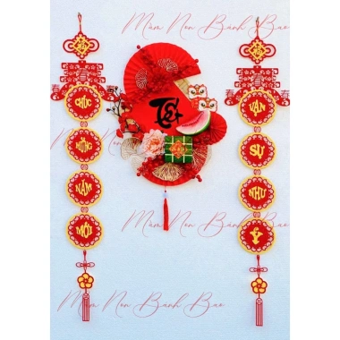 Miễn phí ship Bộ Trang Trí Tết 2.026 - Phong Thủy Tài Lộc, Giá chỉ 63.000đ