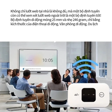 Miễn phí ship WiFi di động 4G/5G 150Mbps – Tốc độ cao, lắp thẻ SIM, chỉ 290.000₫