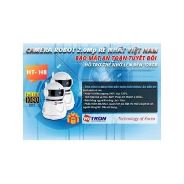 Miễn phí vận chuyển Camera WiFi Hàn Quốc HiTron 2.0 cao cấp, bảo hành 2 năm, giá chỉ 930.000₫