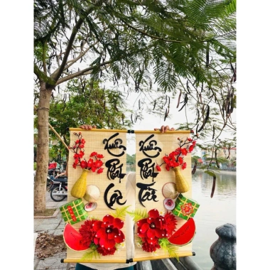 Miễn Ship Combo Sét Trang Trí Tết 2.025 Chân Ngập Sắc Xuân Đầy Màu Sắc