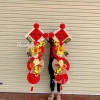 Miễn ship sét gắn sẵn hoa - sét quạt trang trí tết giá 85.750 VND 3