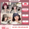 Miễn Ship Set Mũ + Tóc Giả Cao Cấp Dây Rút Bên Trong - Đẹp, Giá 40.000₫