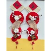 Miễn Ship Set Phèn Quạt Đỏ Phúc Lộc Trang Trí Tết Giá Ưu Đãi 155k
