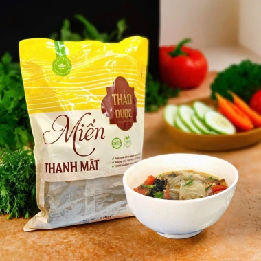 Miến Thanh Mát Thảo Dược 500g - Miến Dong Riềng Đỏ Ngon Lành, Bổ Dưỡng, Giá chỉ 160.000 VND - Bếp Chef Hải 4