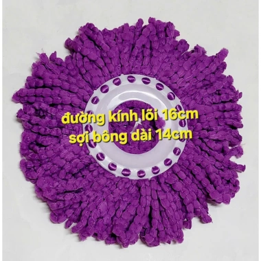 Miếng Bông Lau Nhà 360 độ Siêu Thấm Hút Dễ Gắn Mọi Cây Giá Chỉ 45.000 VND 5