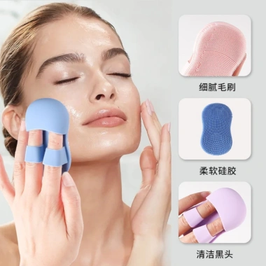 Miếng Bọt Biển Rửa Mặt 3 Miếng Puff Mềm Mại, Sâu Lỗ Chân Lông, Thân Thiện Da