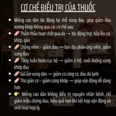 Miếng cao dán Đông y Đông Cát Đường - Giảm đau xương khớp, cổ vai, co cơ, thoái hoá - 45.000 VND 5 Miếng cao dán Đông y Đông Cát Đường - Giảm đau xương khớp, cổ vai, co cơ, thoái hoá - 45.000 VND 5