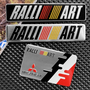 Miếng Dán 3D Nhôm Trang Trí Xe Mitsubishi Ralliart – ASX, Outlander – Giá chỉ 60.480₫ 2