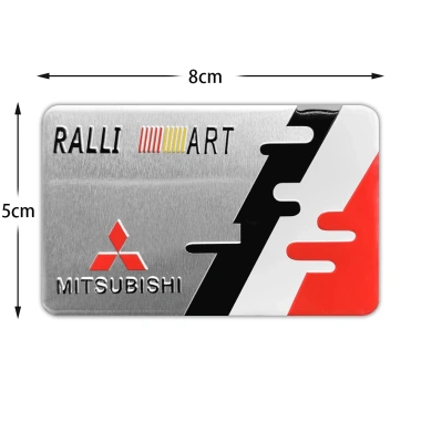 Miếng Dán 3D Nhôm Trang Trí Xe Mitsubishi Ralliart – ASX, Outlander – Giá chỉ 60.480₫ 9