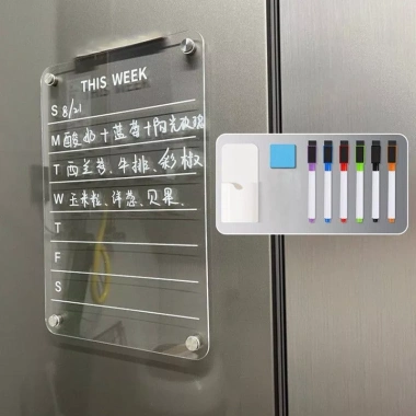Miếng Dán Acrylic Trong Suốt cho Tủ Lạnh - Bảng Viết và Hiển Thị, Giá 114k 16 Miếng Dán Acrylic Trong Suốt cho Tủ Lạnh - Bảng Viết và Hiển Thị, Giá 114k 16
