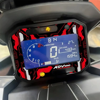 Miếng Dán Bảo Vệ Bảng Đo Honda ADV160 Phản Quang, Chống Thấm Nước Vinyl Decal 7 Miếng Dán Bảo Vệ Bảng Đo Honda ADV160 Phản Quang, Chống Thấm Nước Vinyl Decal 7
