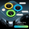 Miếng dán bảo vệ camera phát sáng kính cường lực cho iPhone 13-17 Pro Max - Chỉ 38.500₫ 2