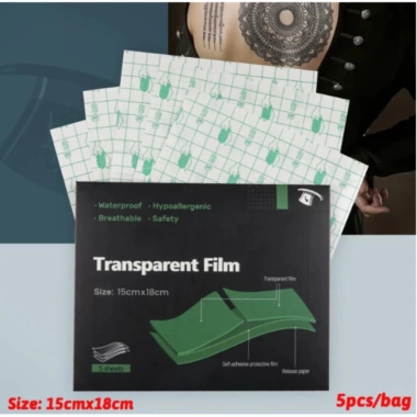 Miếng Dán Bảo Vệ Xăm 72h Chống Thấm Nước, Giữ Màu & Nét Mực Sắc Bóng - Film Trong Suốt, Giá 48.100₫