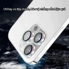Miếng dán camera kim loại kim tuyến đa sắc cho iPhone 11-17 Pro Max Air 38.500 VND 3