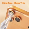 Miếng dán camera lấp lánh viền kim loại cho iPhone 17/16/15/14/13/12/11 Pro Max - Giá chỉ 38.500 VND 3
