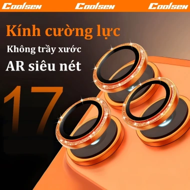 Miếng dán camera sapphire cho iPhone 17, 16, 15, 14, 13, 12, 11, Air, Pro Max – Kính hợp kim chống trầy, giá chỉ 38.500₫