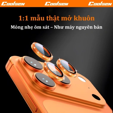 Miếng dán camera sapphire cho iPhone 17, 16, 15, 14, 13, 12, 11, Air, Pro Max – Kính hợp kim chống trầy, giá chỉ 38.500₫