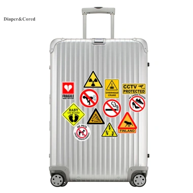 Miếng Dán Cảnh Báo Hoạt Hình Banning - Ván Trượt, Guitar, Laptop, Thoáng Mát, 66.744₫ 2