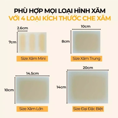 Miếng dán che sẹo Bellena XS2 65k - che mụn, nốt ruồi, sẹo lồi, khuyết điểm 4 Miếng dán che sẹo Bellena XS2 65k - che mụn, nốt ruồi, sẹo lồi, khuyết điểm 4