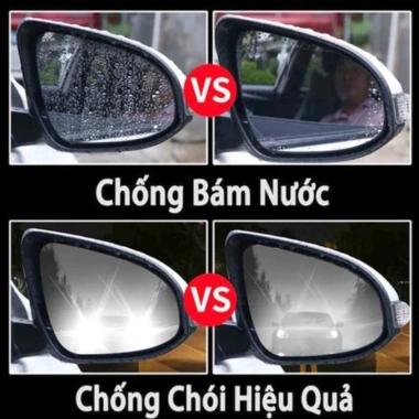 Miếng dán chống bám nước cho gương kính ô tô - Bảo vệ không thấm, giảm còn 25.000 VND 2 Miếng dán chống bám nước cho gương kính ô tô - Bảo vệ không thấm, giảm còn 25.000 VND 2