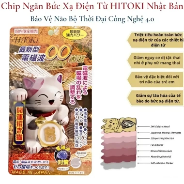 Miếng Dán Chống Bức Xạ HITOKI Nhật – Giảm Sóng Điện Từ, Bảo Vệ Sức Khỏe 49k 5 Miếng Dán Chống Bức Xạ HITOKI Nhật – Giảm Sóng Điện Từ, Bảo Vệ Sức Khỏe 49k 5