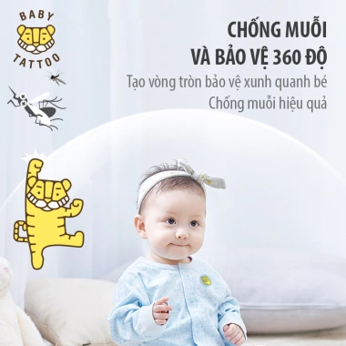 Miếng Dán Chống Muỗi Baby Tattoo Thiên Nhiên Hương Thảo Dược 24 miếng - Giá 190.000 5