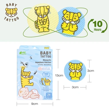 Miếng Dán Chống Muỗi Baby Tattoo Thiên Nhiên Hương Thảo Dược 24 miếng - Giá 190.000 8