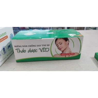 Miếng dán chống say tàu xe thảo dược Vio Hộp 2 túi giá ưu đãi 18.000