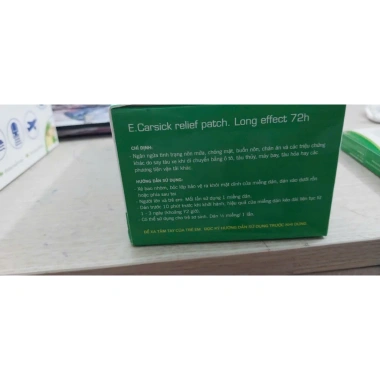 Miếng dán chống say tàu xe thảo dược Vio Hộp 2 túi giá ưu đãi 18.000