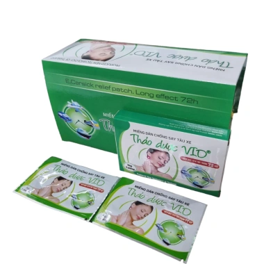 Miếng Dán Chống Say Tàu Xe VIO - Giảm Buồn Nôn, Mệt Mỏi - Hộp 2 miếng - 120.000 VND 2 Miếng Dán Chống Say Tàu Xe VIO - Giảm Buồn Nôn, Mệt Mỏi - Hộp 2 miếng - 120.000 VND 2